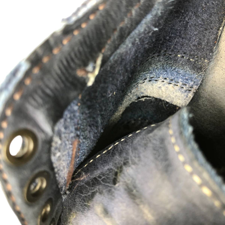 Allen Edmonds Neumok Wingtip Shoes Made in USA Men's 27.5cm genuine leather navy blue type Vintage Second Hand