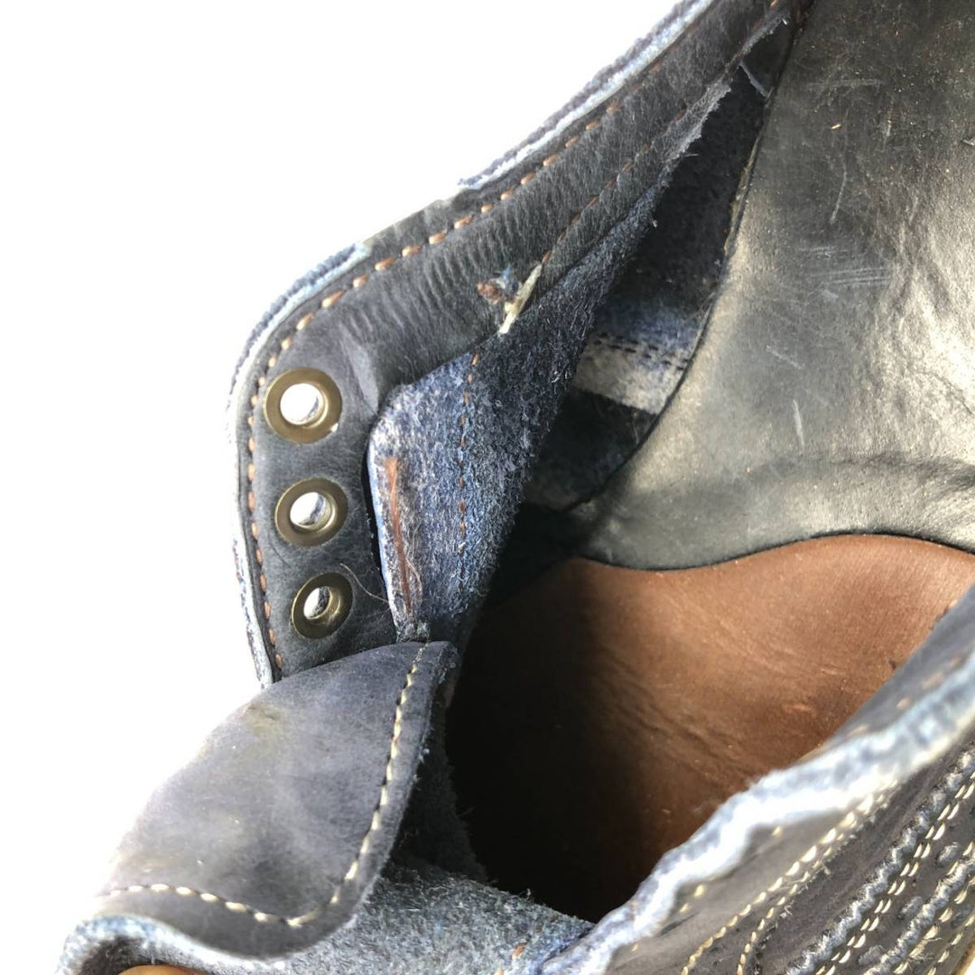 Allen Edmonds Neumok Wingtip Shoes Made in USA Men's 27.5cm genuine leather navy blue type Vintage Second Hand