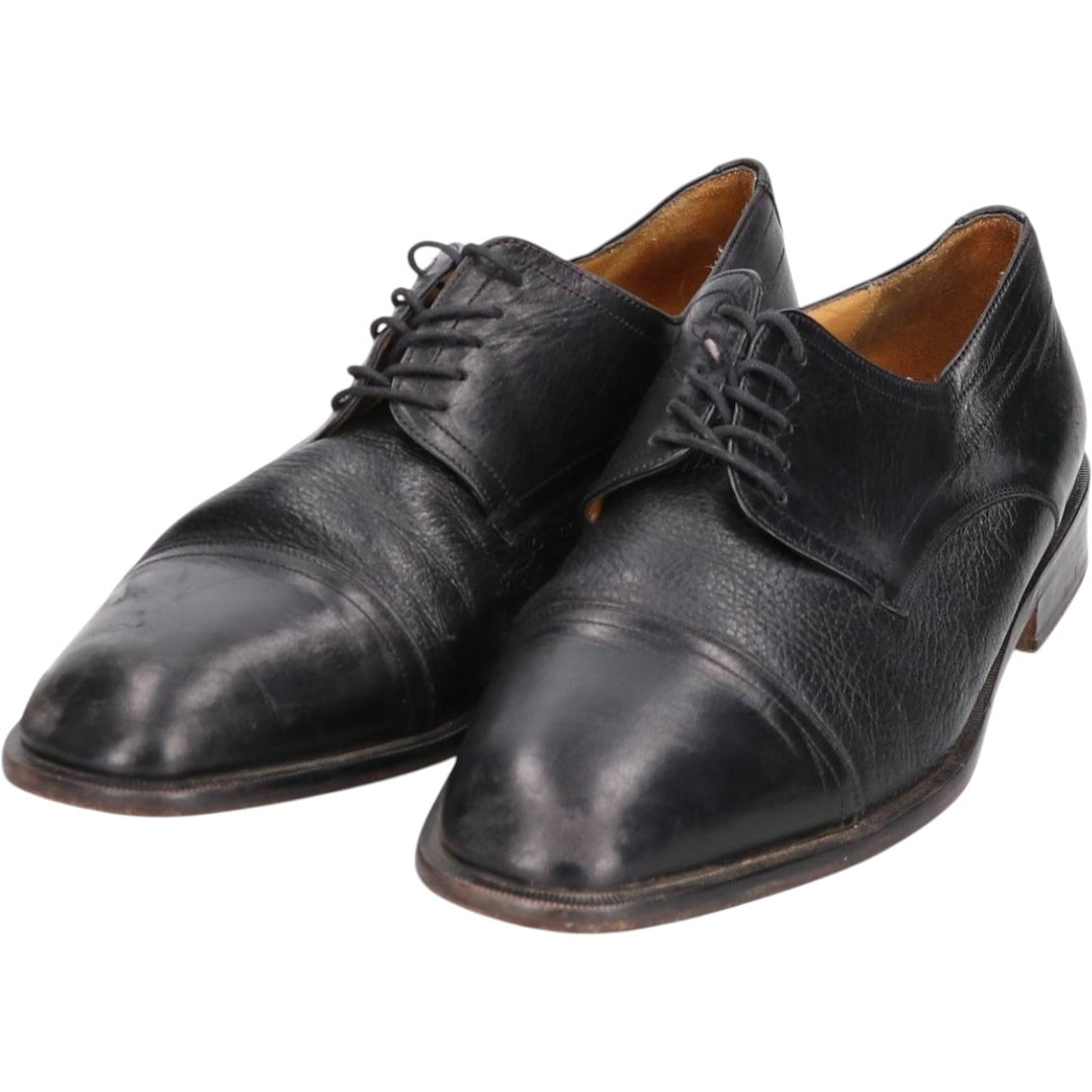 Mezlan Straight Tip Shoes, Made in Spain, Size 9 Wide Men's 27.0cm genuine leather black type Vintage Second Hand