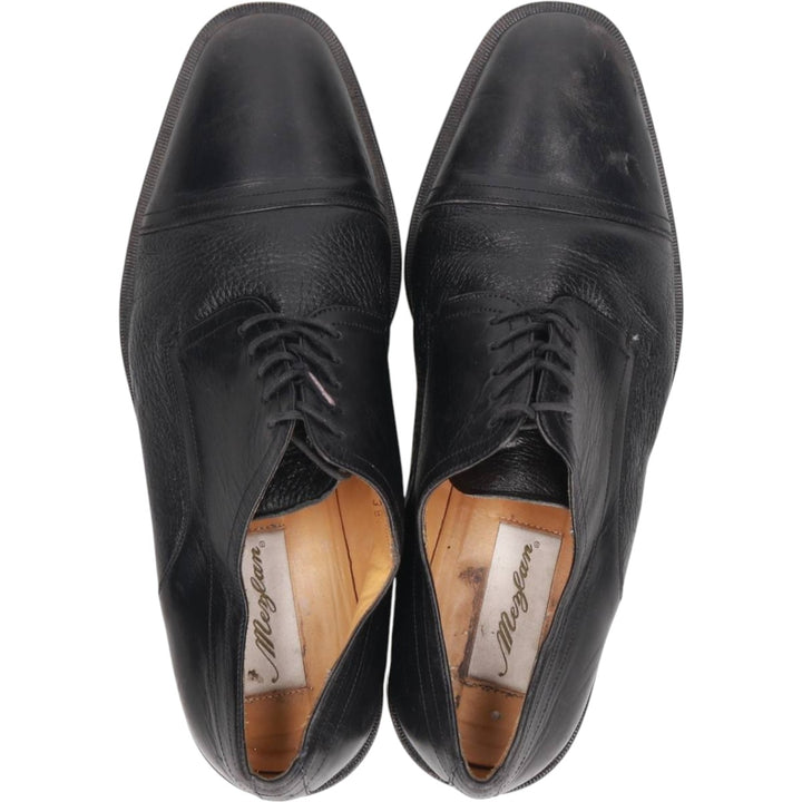 Mezlan Straight Tip Shoes, Made in Spain, Size 9 Wide Men's 27.0cm genuine leather black type Vintage Second Hand