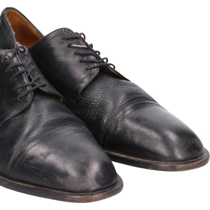 Mezlan Straight Tip Shoes, Made in Spain, Size 9 Wide Men's 27.0cm genuine leather black type Vintage Second Hand