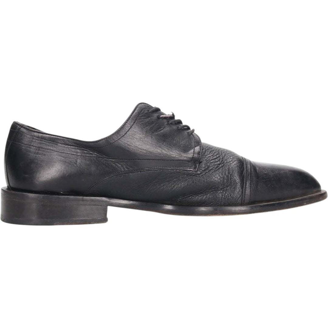 Mezlan Straight Tip Shoes, Made in Spain, Size 9 Wide Men's 27.0cm genuine leather black type Vintage Second Hand