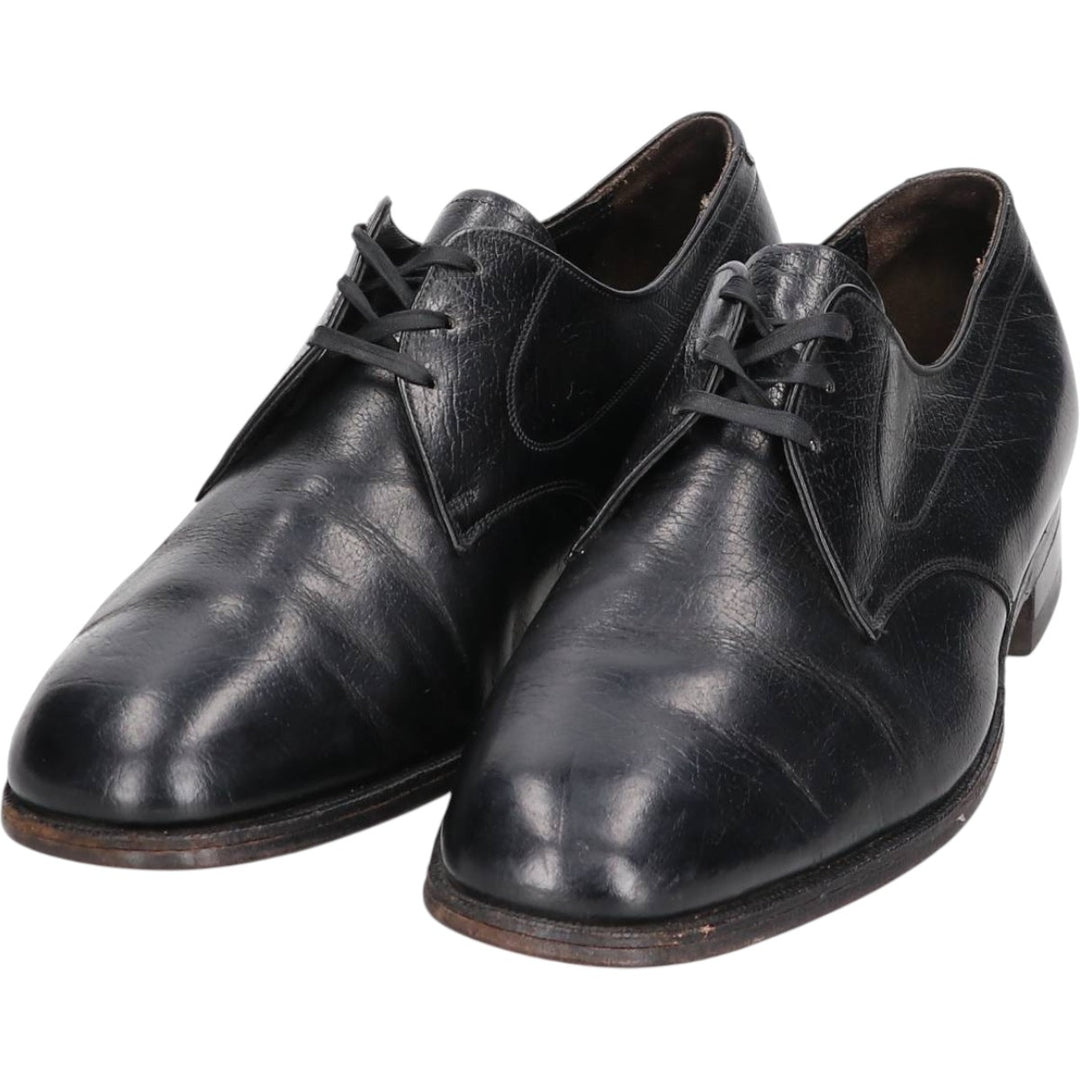 Florsheim Plain Toe Shoes 10 D Men's 28.0cm genuine leather black type Vintage Second Hand
