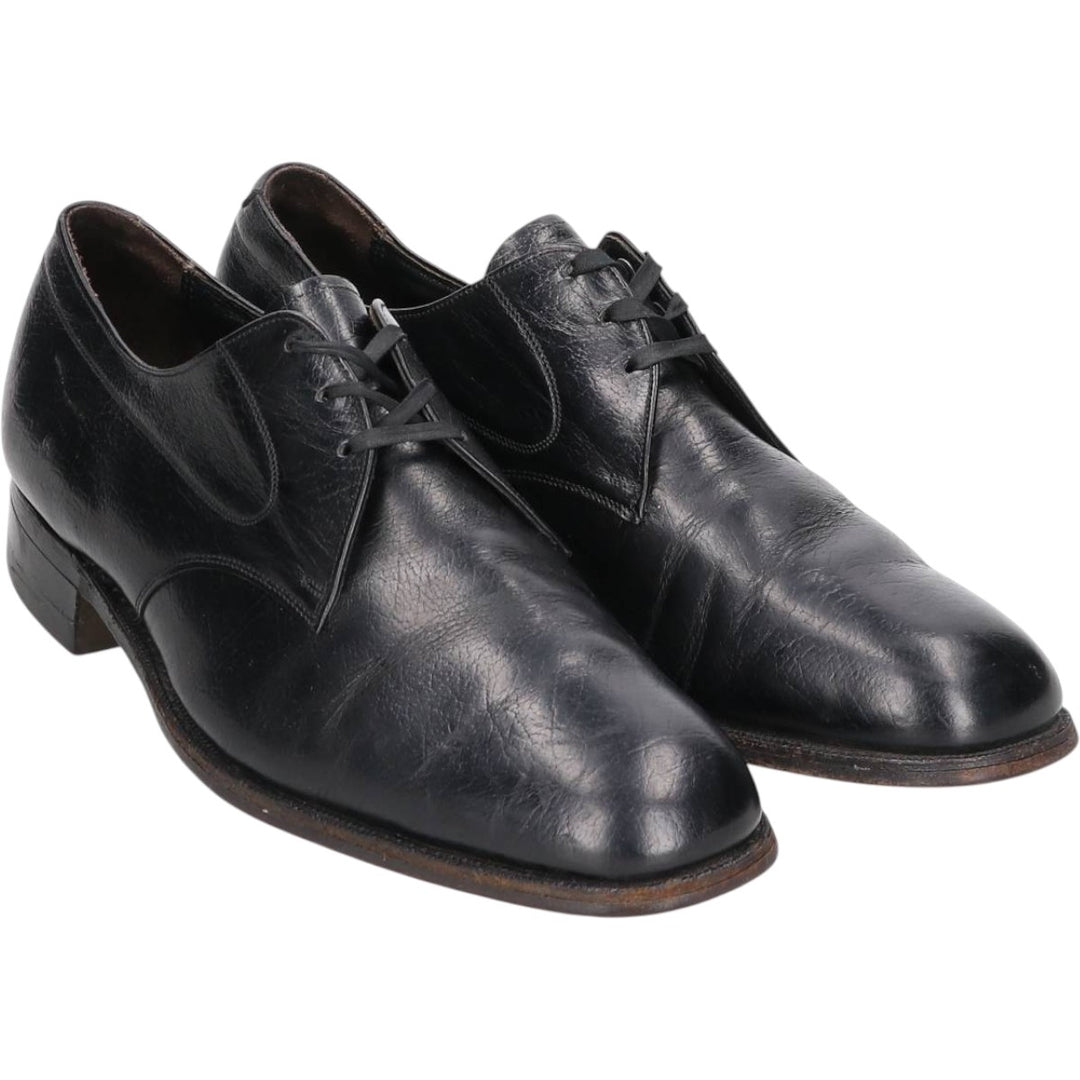Florsheim Plain Toe Shoes 10 D Men's 28.0cm genuine leather black type Vintage Second Hand