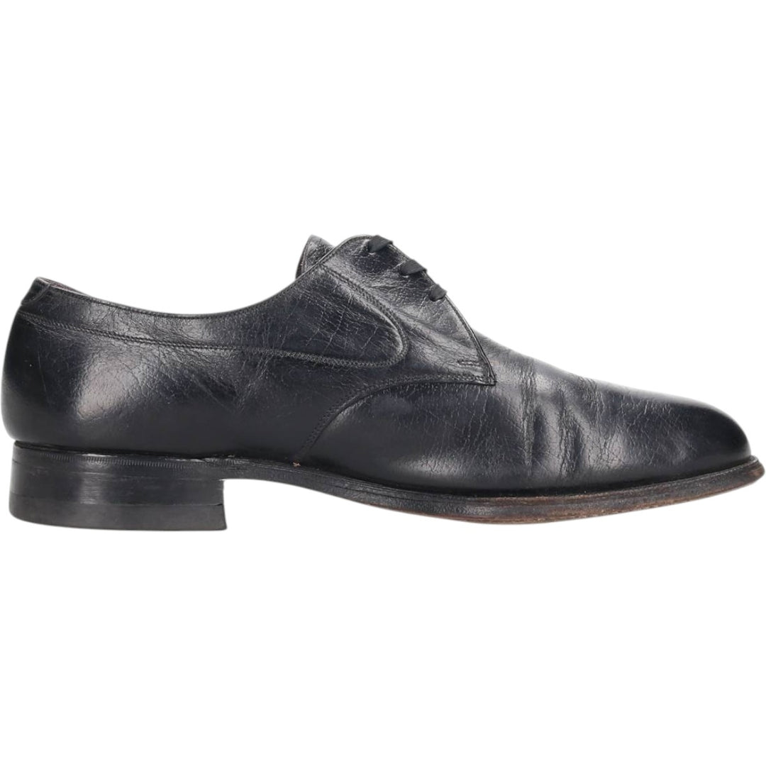 Florsheim Plain Toe Shoes 10 D Men's 28.0cm genuine leather black type Vintage Second Hand