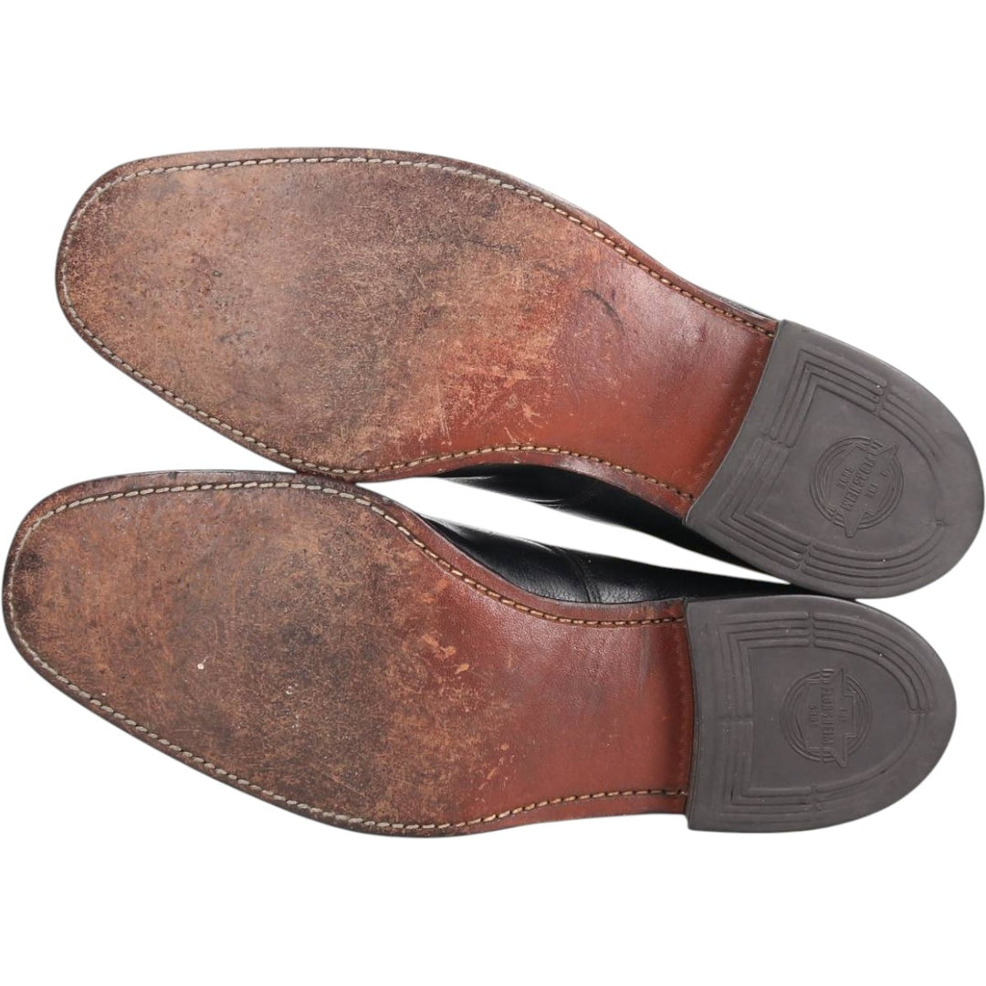 Florsheim Plain Toe Shoes 10 D Men's 28.0cm genuine leather black type Vintage Second Hand