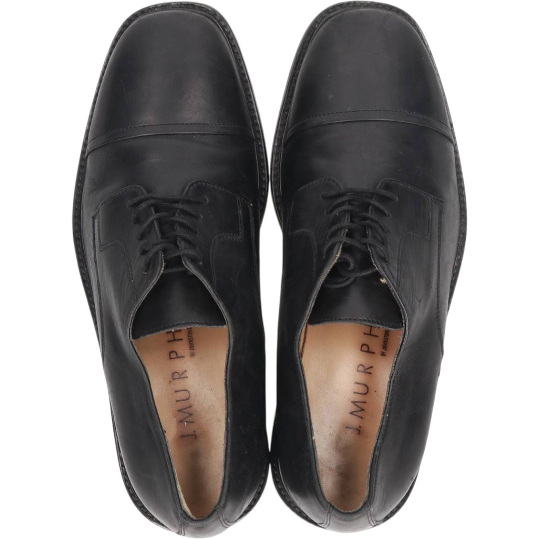 Johnston & Murphy JOHNSTON AND MURPHY Straight Tip Shoes, Size 7 M Men's 25.0cm genuine leather black type Vintage Second Hand