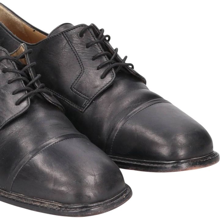 Johnston & Murphy JOHNSTON AND MURPHY Straight Tip Shoes, Size 7 M Men's 25.0cm genuine leather black type Vintage Second Hand