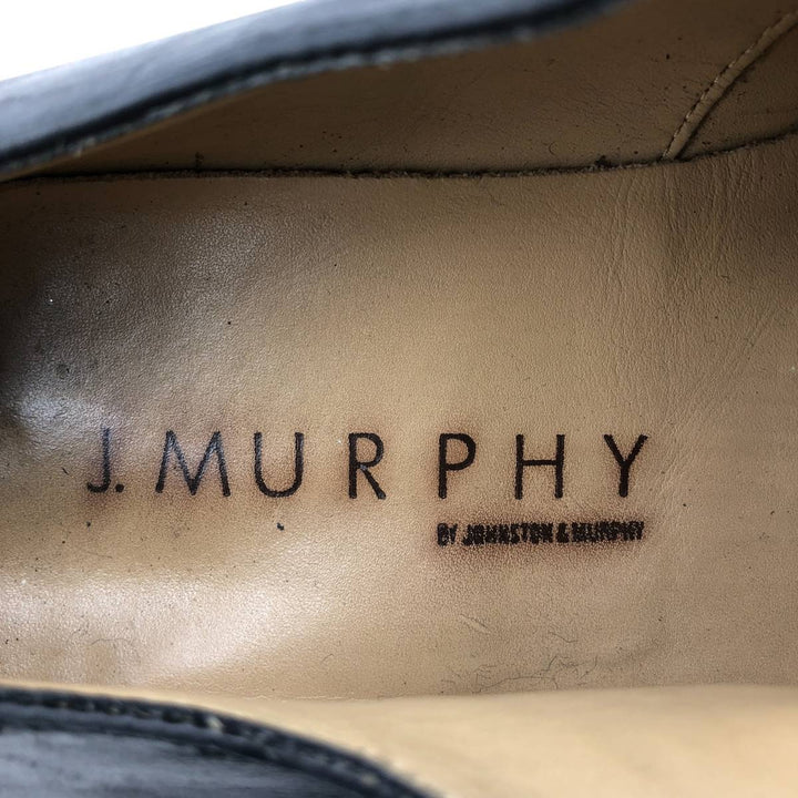 Johnston & Murphy JOHNSTON AND MURPHY Straight Tip Shoes, Size 7 M Men's 25.0cm genuine leather black type Vintage Second Hand