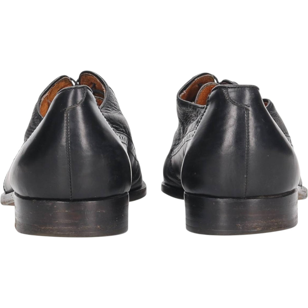 Bruno Magli Straight Tip Shoes, Made in Italy, Size 8 M Men's 27.5cm unclear black type Vintage Second Hand