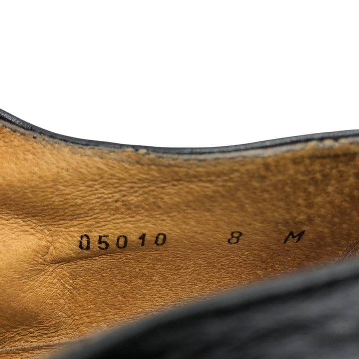 Bruno Magli Straight Tip Shoes, Made in Italy, Size 8 M Men's 27.5cm unclear black type Vintage Second Hand