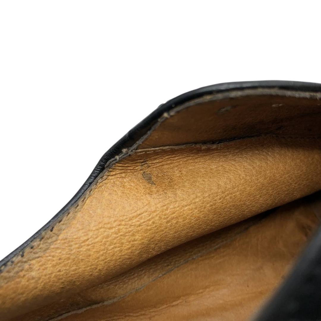 Bruno Magli Straight Tip Shoes, Made in Italy, Size 8 M Men's 27.5cm unclear black type Vintage Second Hand