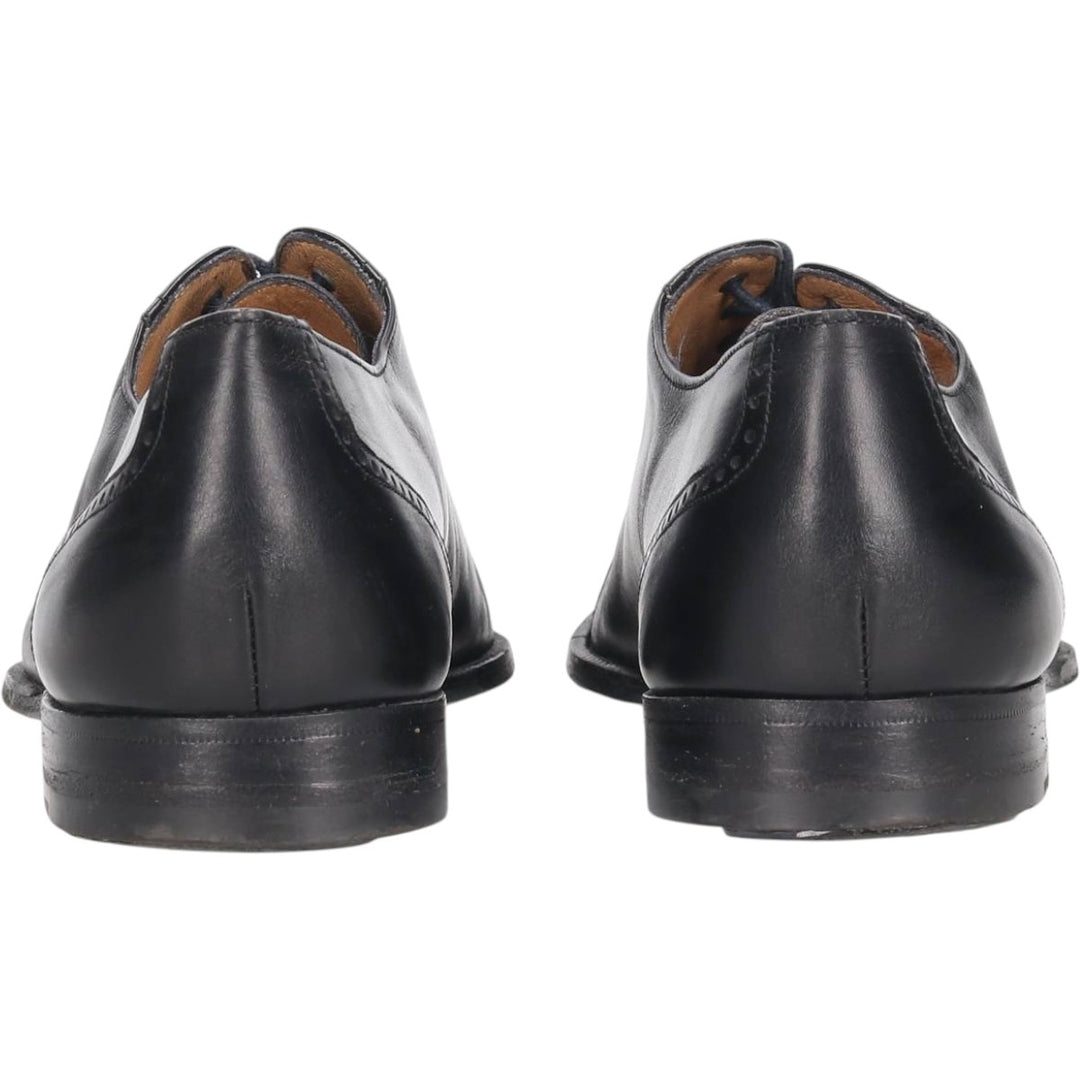 Bally semi-brogue straight-tip shoes, made in Italy, size 8 1/2 D Men's 27.0cm genuine leather black type Vintage Second Hand