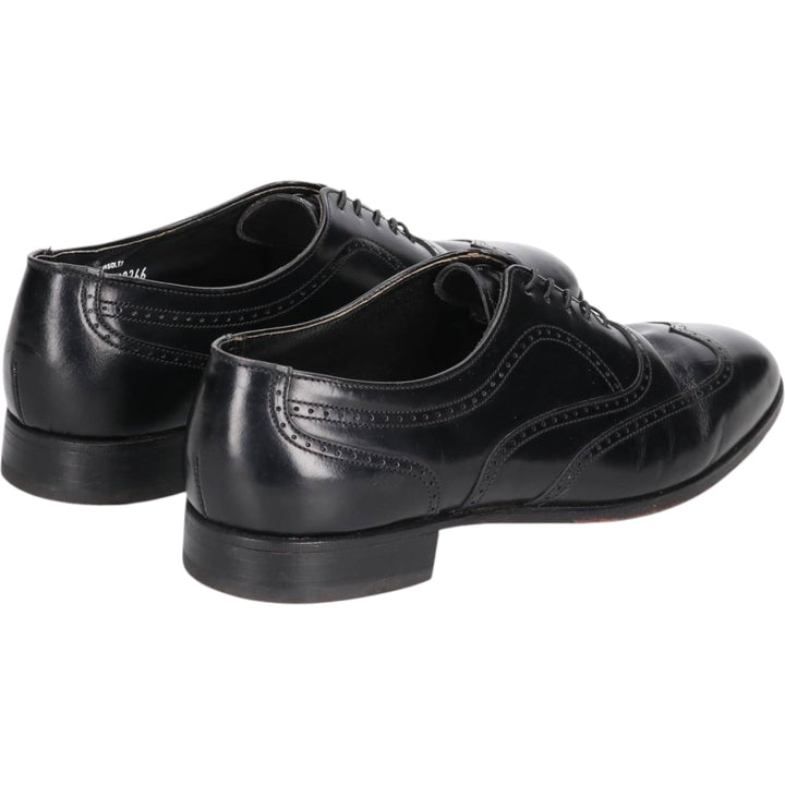 Bostonian Wingtip Shoes, Made in USA, Size 9 1/2 M Men's 27.5cm unclear black type Vintage Second Hand