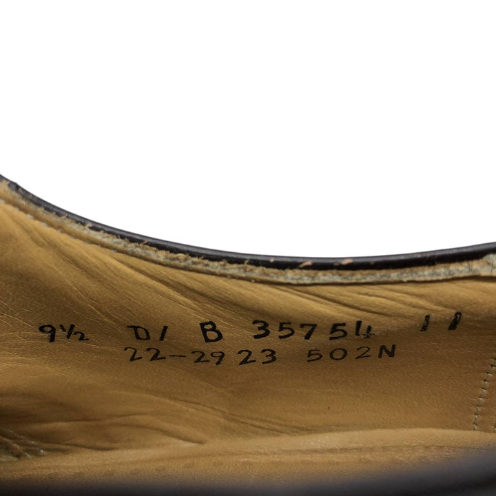 Johnston & Murphy Optima Full Brogue Wingtip Shoes, Made in USA, Size 9 1/2 Men's 27.5cm unclear burgundy type Vintage Second Hand