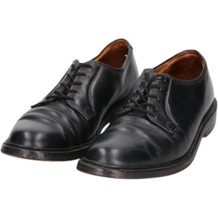 British Walkers Plain Toe Shoes, Made in USA, Size 85 Men's 26.5cm genuine leather black type Vintage Second Hand