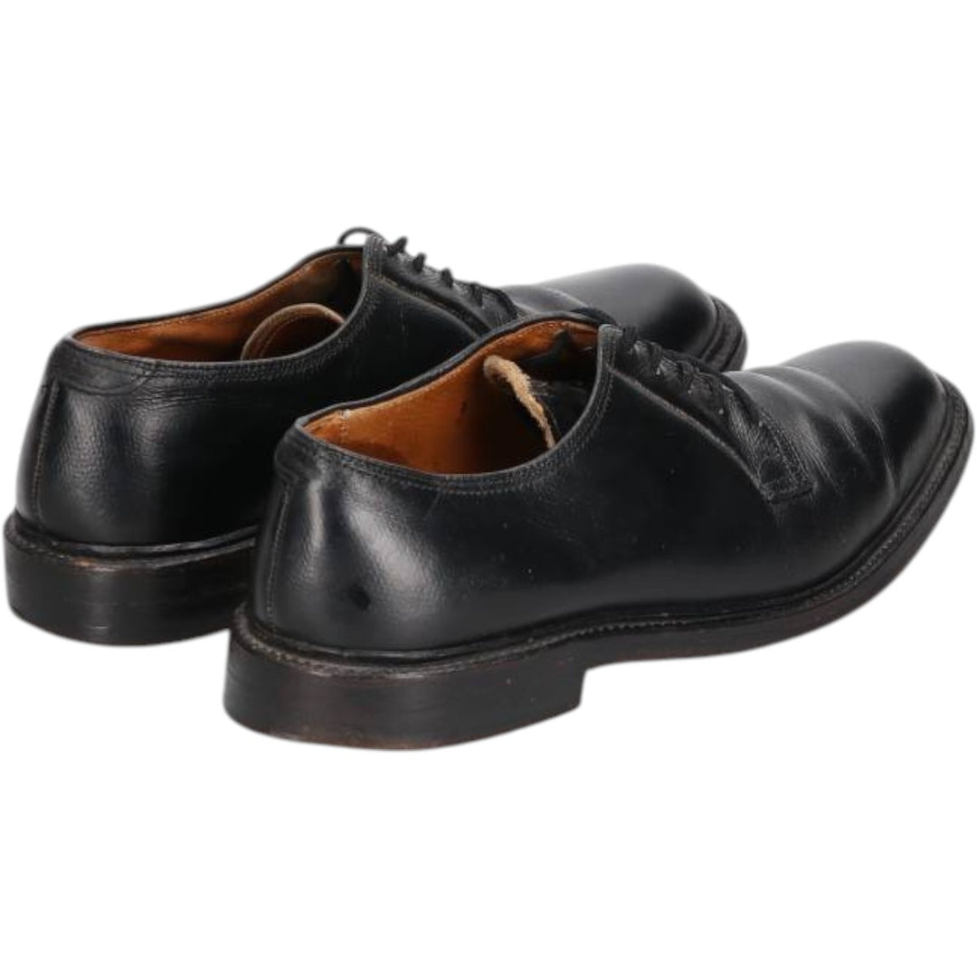 British Walkers Plain Toe Shoes, Made in USA, Size 85 Men's 26.5cm genuine leather black type Vintage Second Hand