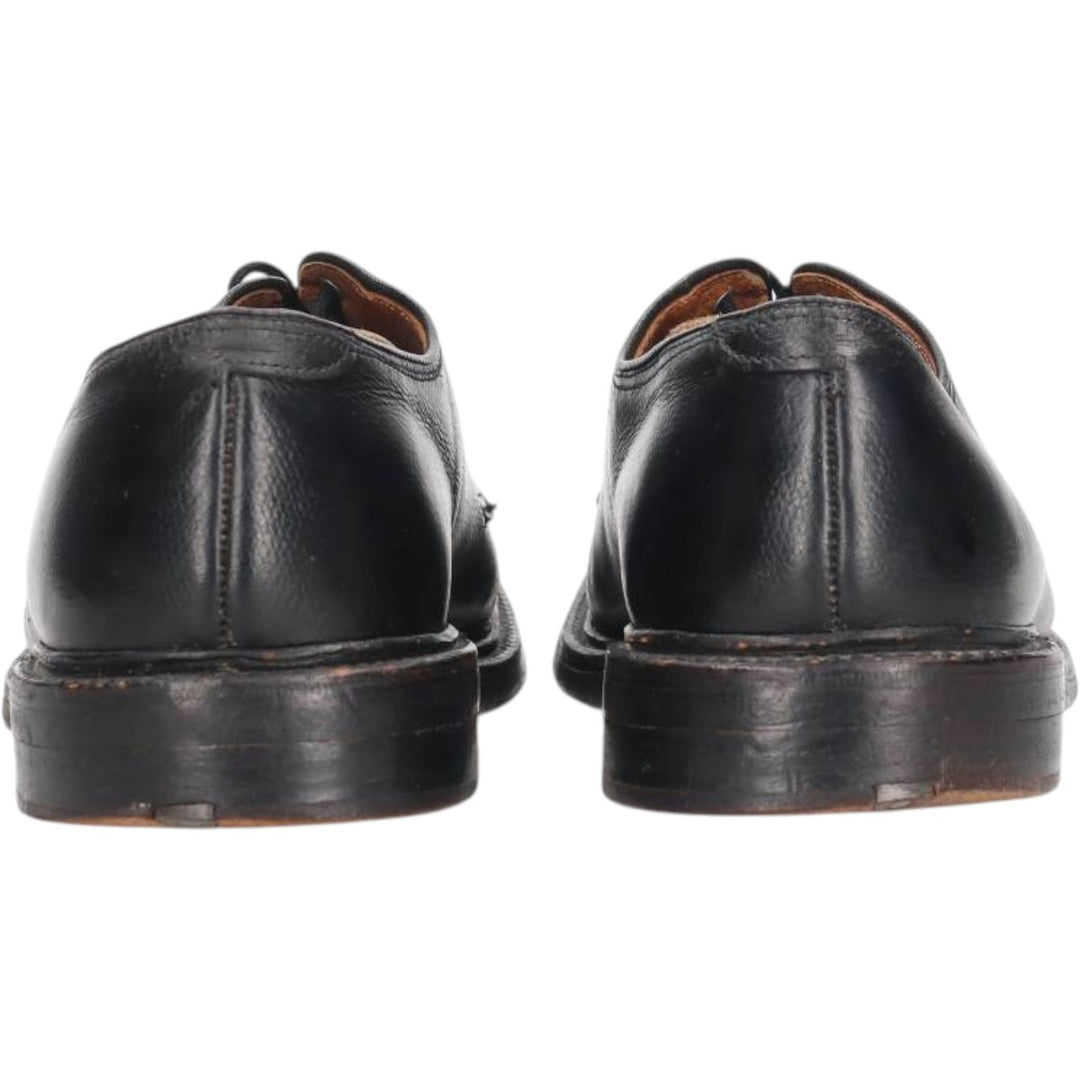 British Walkers Plain Toe Shoes, Made in USA, Size 85 Men's 26.5cm genuine leather black type Vintage Second Hand