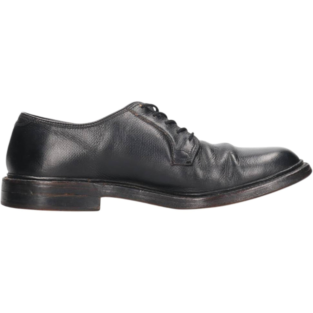 British Walkers Plain Toe Shoes, Made in USA, Size 85 Men's 26.5cm genuine leather black type Vintage Second Hand