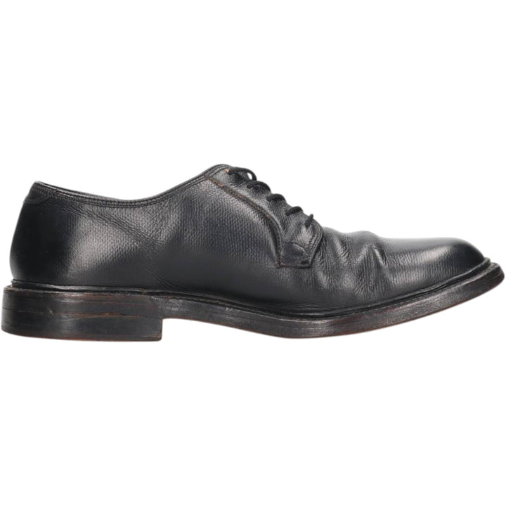 British Walkers Plain Toe Shoes, Made in USA, Size 85 Men's 26.5cm genuine leather black type Vintage Second Hand