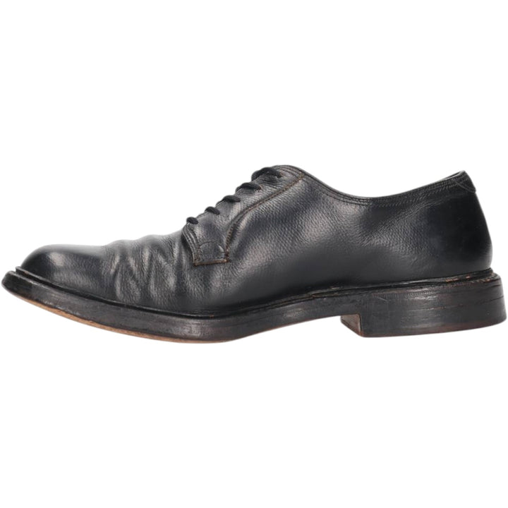 British Walkers Plain Toe Shoes, Made in USA, Size 85 Men's 26.5cm genuine leather black type Vintage Second Hand