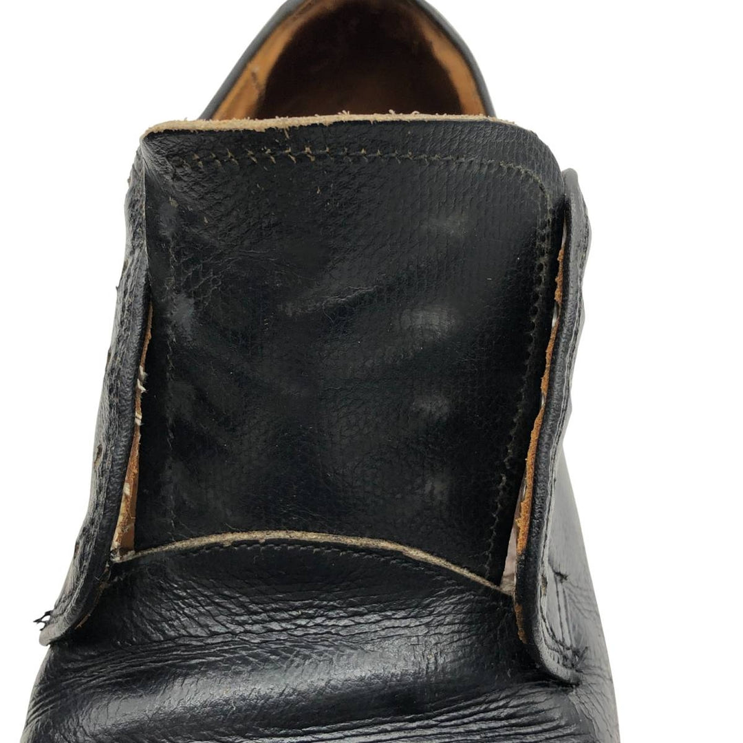 British Walkers Plain Toe Shoes, Made in USA, Size 85 Men's 26.5cm genuine leather black type Vintage Second Hand