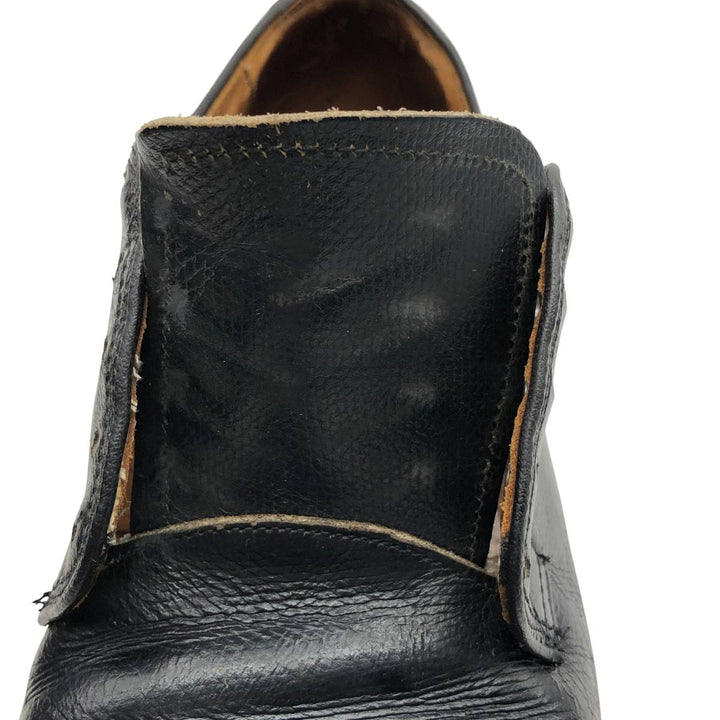 British Walkers Plain Toe Shoes, Made in USA, Size 85 Men's 26.5cm genuine leather black type Vintage Second Hand
