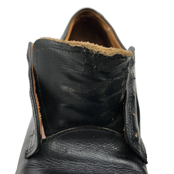 British Walkers Plain Toe Shoes, Made in USA, Size 85 Men's 26.5cm genuine leather black type Vintage Second Hand