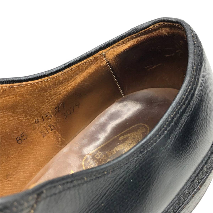British Walkers Plain Toe Shoes, Made in USA, Size 85 Men's 26.5cm genuine leather black type Vintage Second Hand