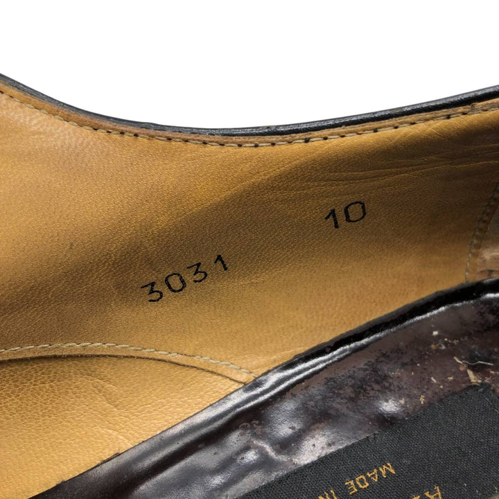 To Boot New York Adam Derrick Square Toe U-Tip Shoes, Made in Italy, Size 10 (Men's Size 11) /saa014017 Men's 28.0cm genuine leather black type Vintage Second Hand