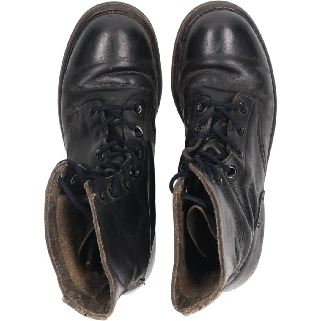 Vintage 1960s US Army Steel Toe Military Boots, Size 8, Men's, 10.2" (Saa014037) Men's 26.0cm genuine leather black type Vintage Second Hand