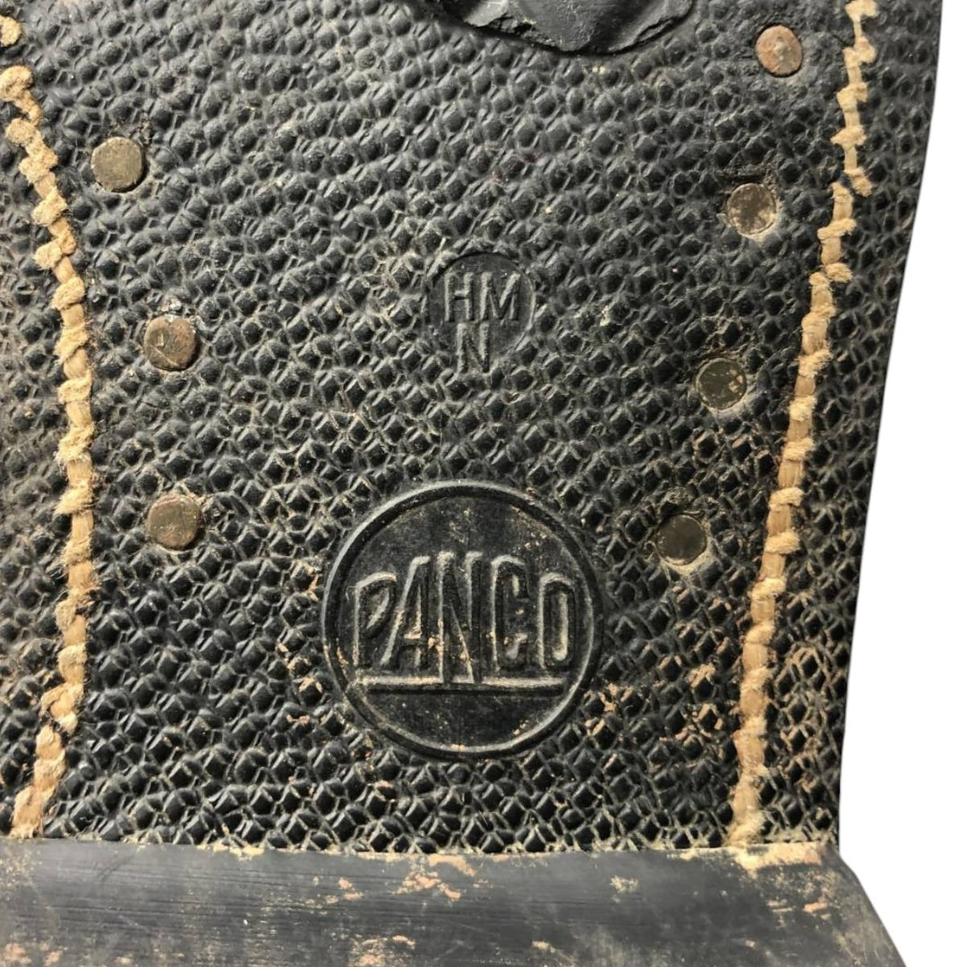 Vintage 1960s US Army Steel Toe Military Boots, Size 8, Men's, 10.2" (Saa014037) Men's 26.0cm genuine leather black type Vintage Second Hand