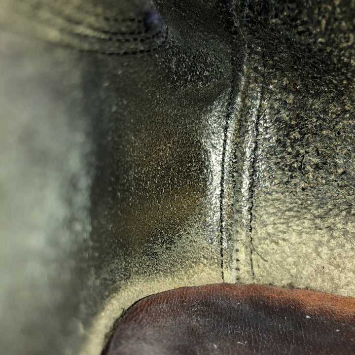 Vintage 1960s US Army Steel Toe Military Boots, Size 8, Men's, 10.2" (Saa014037) Men's 26.0cm genuine leather black type Vintage Second Hand