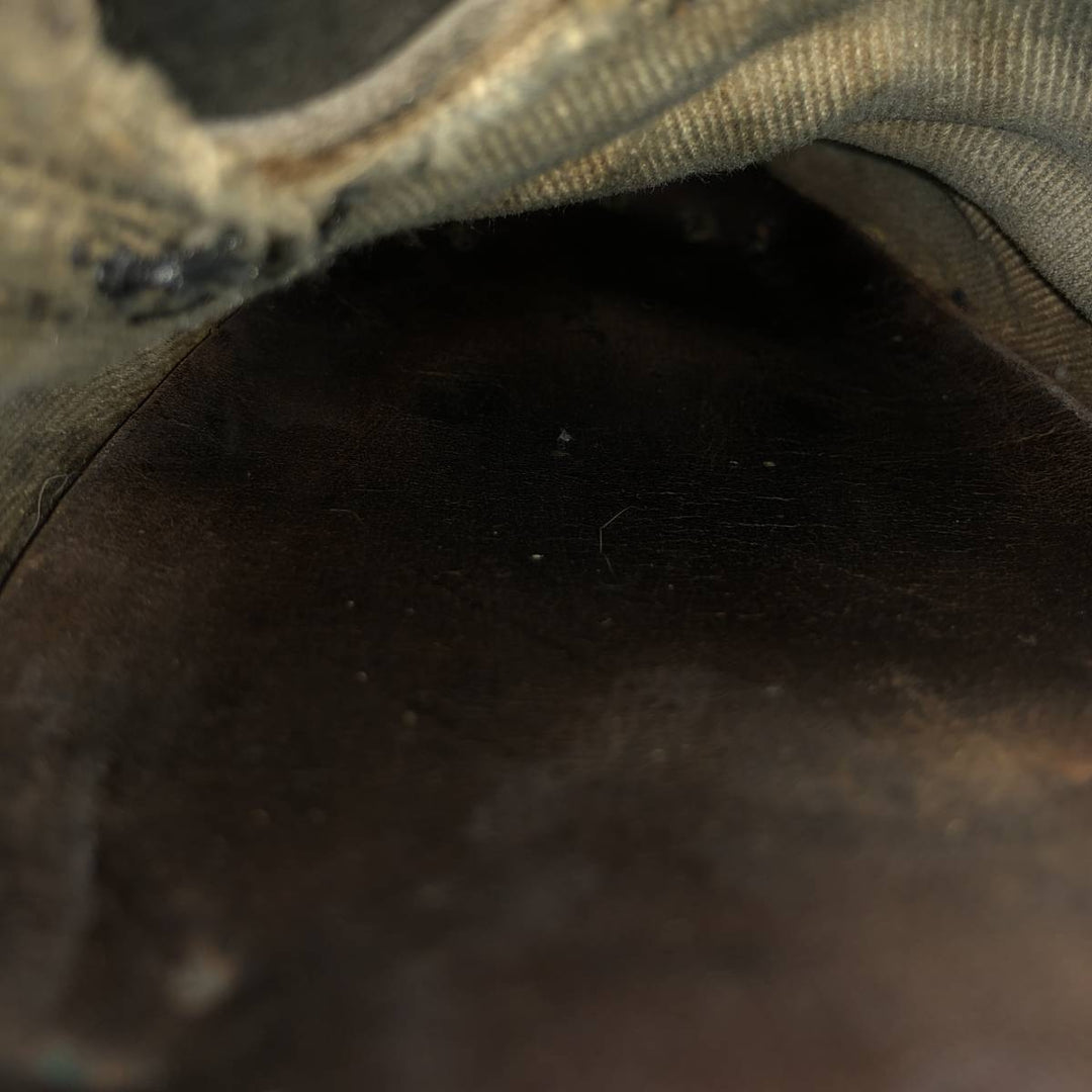 Vintage 1960s US Army Steel Toe Military Boots, Size 8, Men's, 10.2" (Saa014037) Men's 26.0cm genuine leather black type Vintage Second Hand