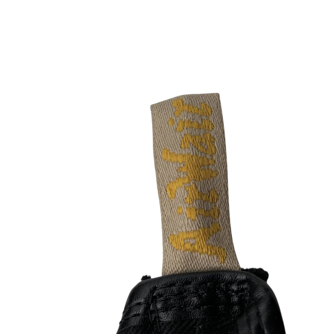 Mint condition Dr. Martens 1460 Vegan Velvet 8-Eye Boots, Size 6 Women's 25.0cm unclear black type Vintage Second Hand