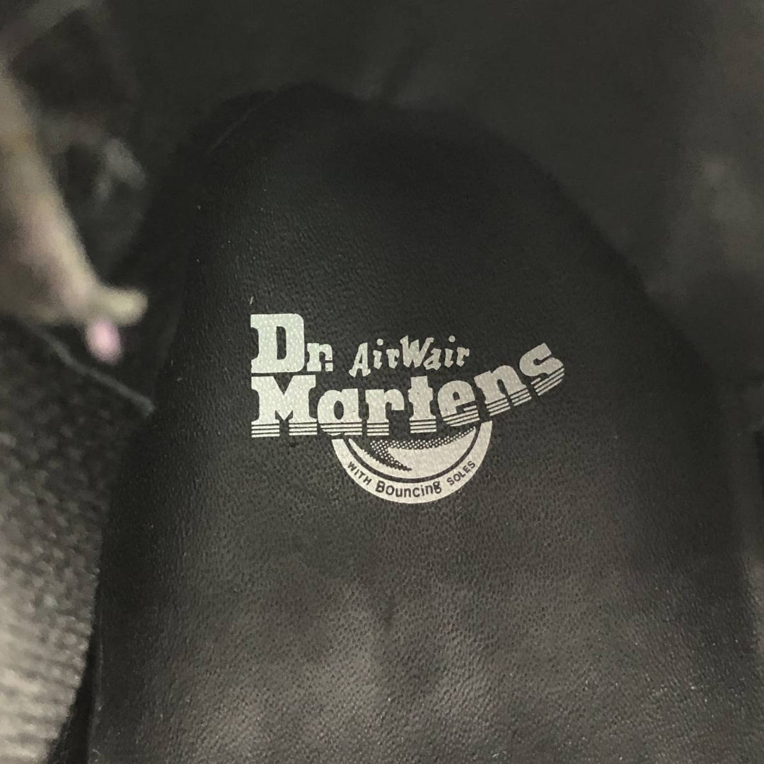 Dr. Martens CADENCE platform boots with side gore, size 4 Women's 23.0cm unclear red type reddish brown Vintage Second Hand