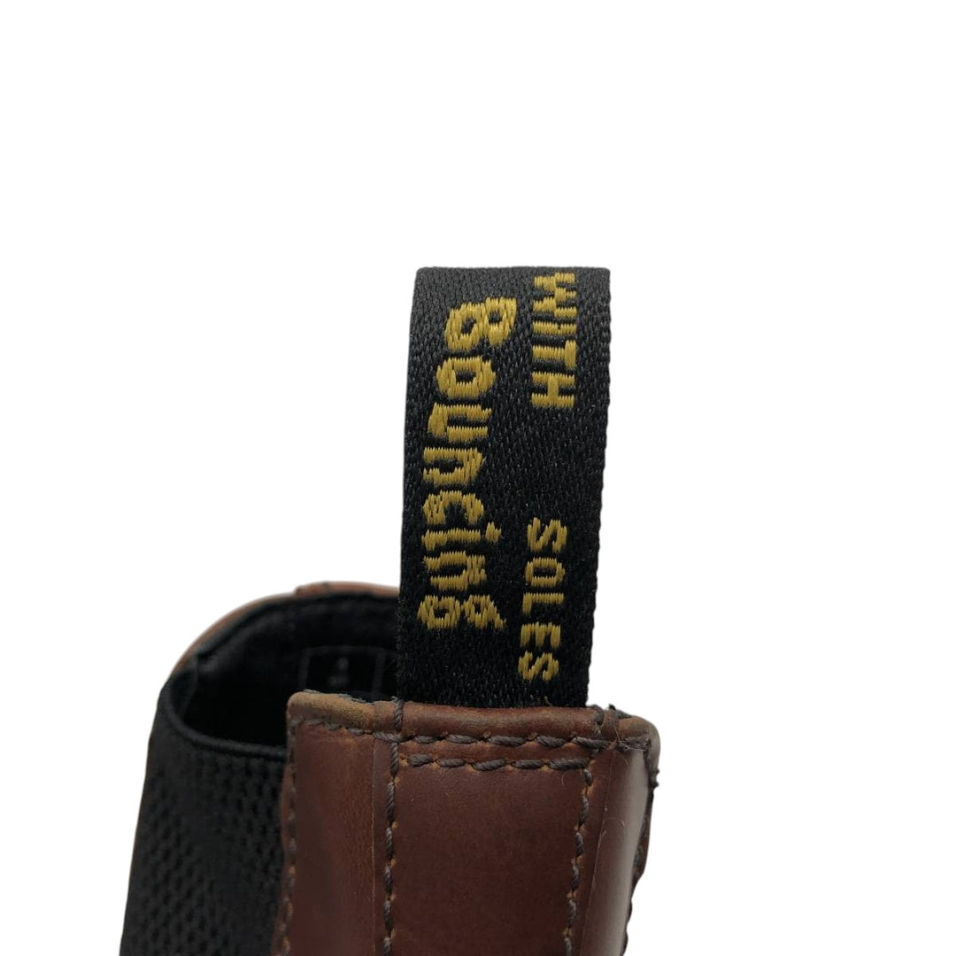 Dr. Martens CADENCE platform boots with side gore, size 4 Women's 23.0cm unclear red type reddish brown Vintage Second Hand