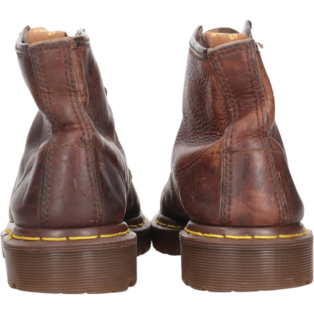 Dr. Martens 6-hole boots made in the UK Men's 25.0cm genuine leather brown type Vintage Second Hand