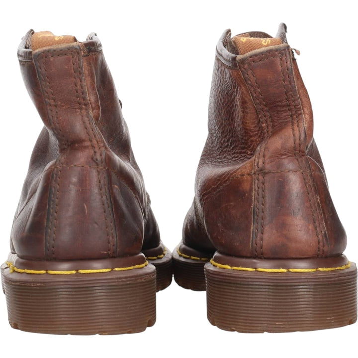Dr. Martens 6-hole boots made in the UK Men's 25.0cm genuine leather brown type Vintage Second Hand