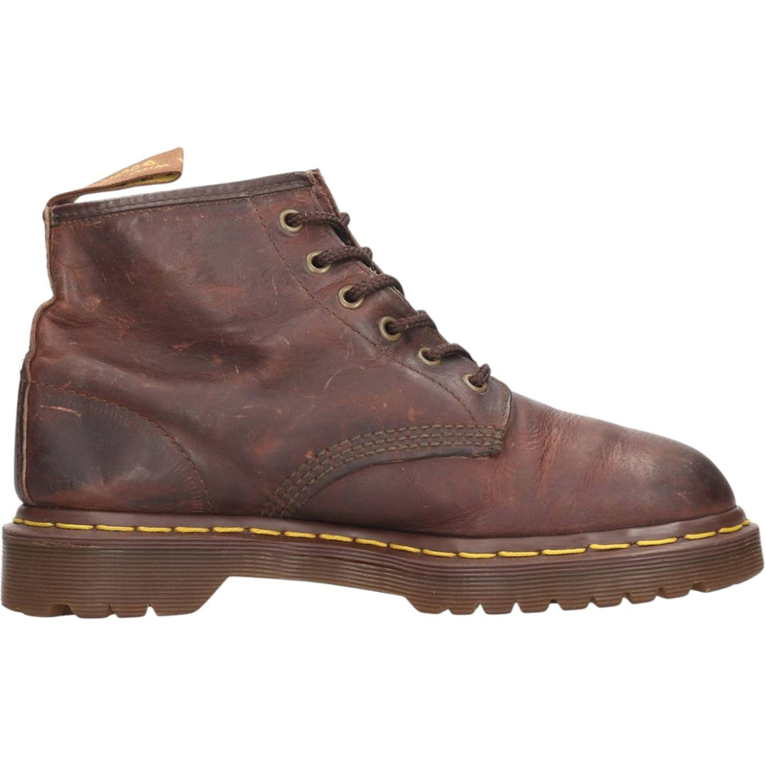 Dr. Martens 6-hole boots made in the UK Men's 25.0cm genuine leather brown type Vintage Second Hand