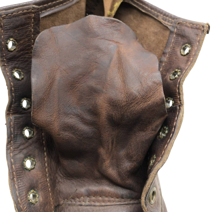 Dr. Martens 6-hole boots made in the UK Men's 25.0cm genuine leather brown type Vintage Second Hand