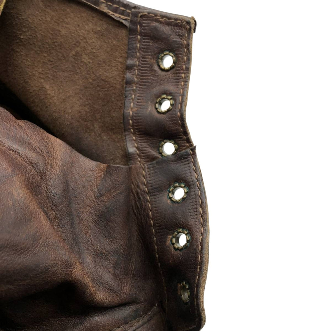 Dr. Martens 6-hole boots made in the UK Men's 25.0cm genuine leather brown type Vintage Second Hand