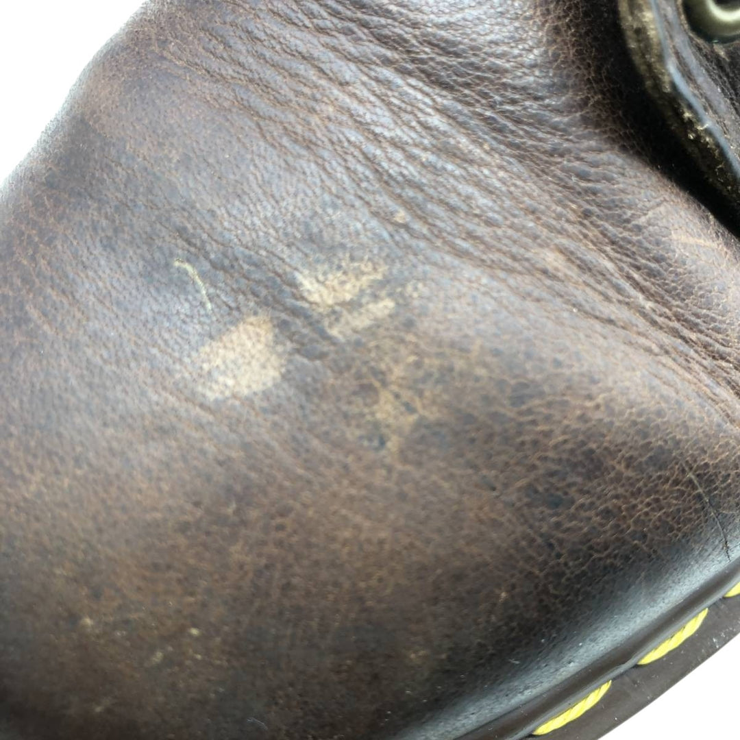 Dr. Martens 6-hole boots made in the UK Men's 25.0cm genuine leather brown type Vintage Second Hand