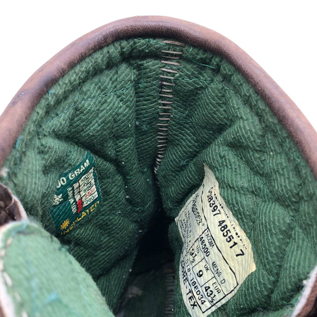 Danner Tacoma 48500 GORE-TEX Work Boots, Made in USA, Size 9 1/2 Men's 27.5cm unclear brown type Vintage Second Hand