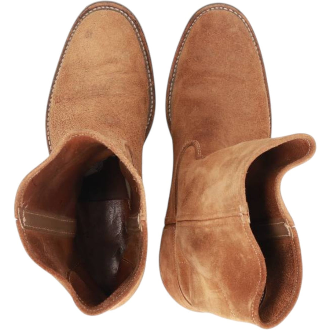 Roper boots Men's 27.0cm Genuine Leather Suede brown type Vintage Second Hand