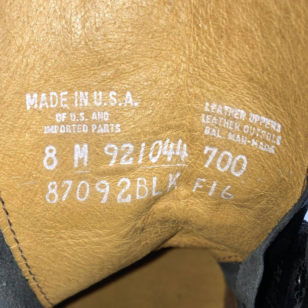 Frye Work Boots, Made in USA, Size 8M Men's 26.0cm genuine leather brown type Vintage Second Hand