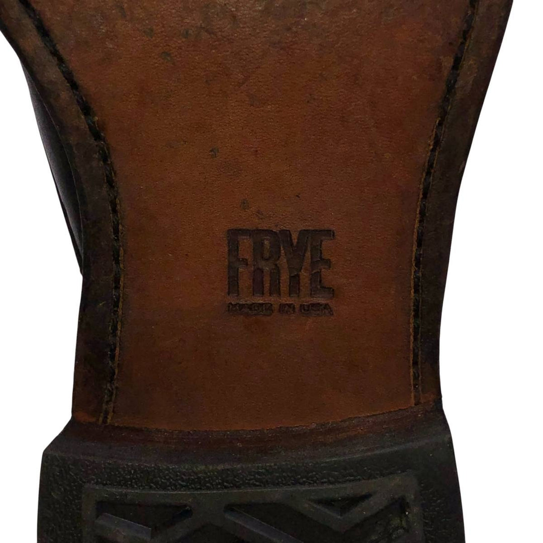 Frye Work Boots, Made in USA, Size 8M Men's 26.0cm genuine leather brown type Vintage Second Hand