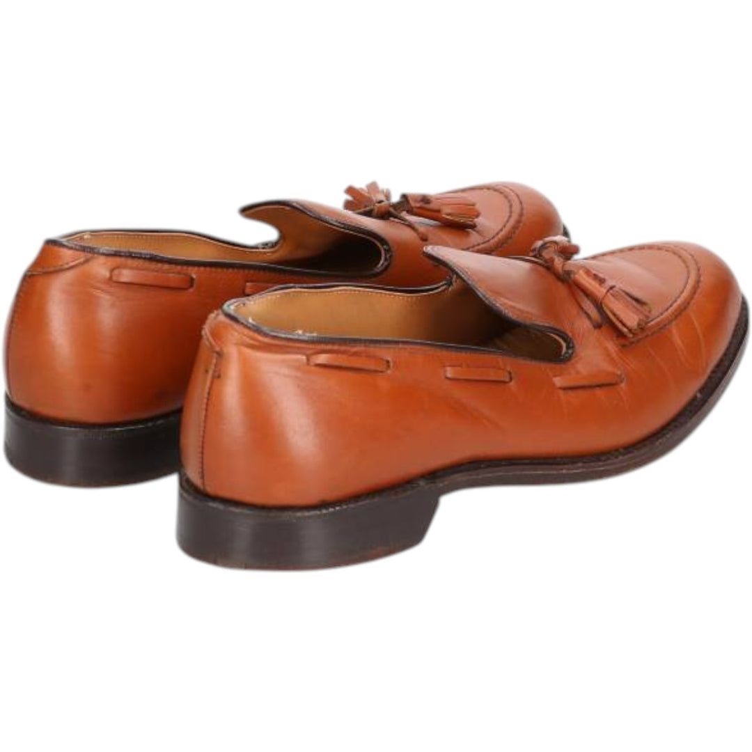 D'Camm Ltd V-Cleat Tassel Loafers, Men's, Size 10.4", Vintage /saa014063 Men's 26.5cm genuine leather Camel type Vintage Second Hand
