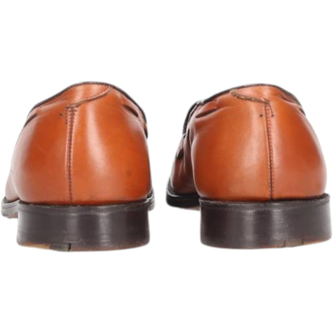 D'Camm Ltd V-Cleat Tassel Loafers, Men's, Size 10.4", Vintage /saa014063 Men's 26.5cm genuine leather Camel type Vintage Second Hand