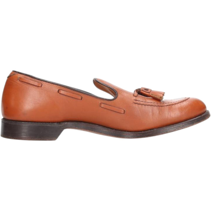 D'Camm Ltd V-Cleat Tassel Loafers, Men's, Size 10.4", Vintage /saa014063 Men's 26.5cm genuine leather Camel type Vintage Second Hand